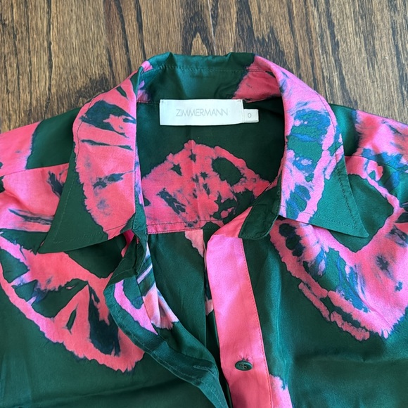 ZIMMERMANN Poppy Relaxed Shirt & Short Set - Picture 15 of 16